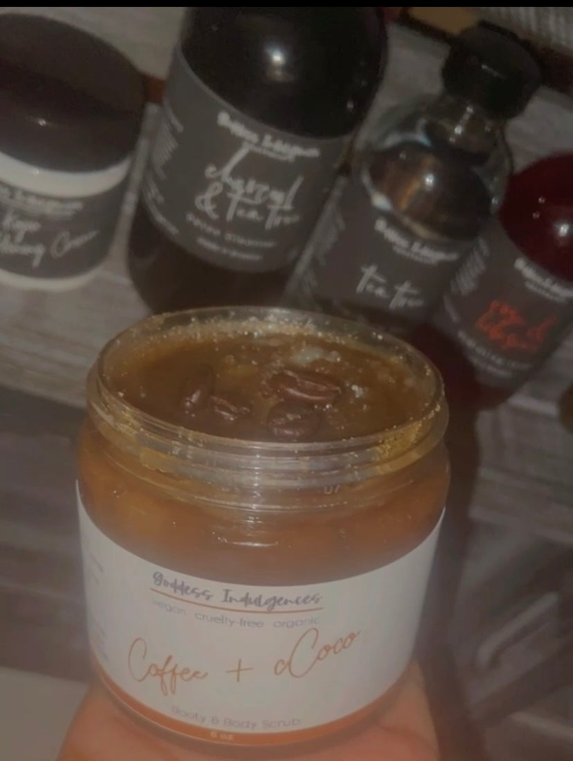 Coco + Coffee (Booty & Body) Shea butter Sugar Scrub