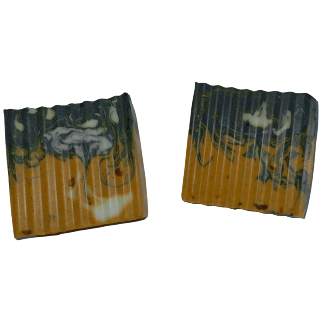 Turmeric charcoal soap