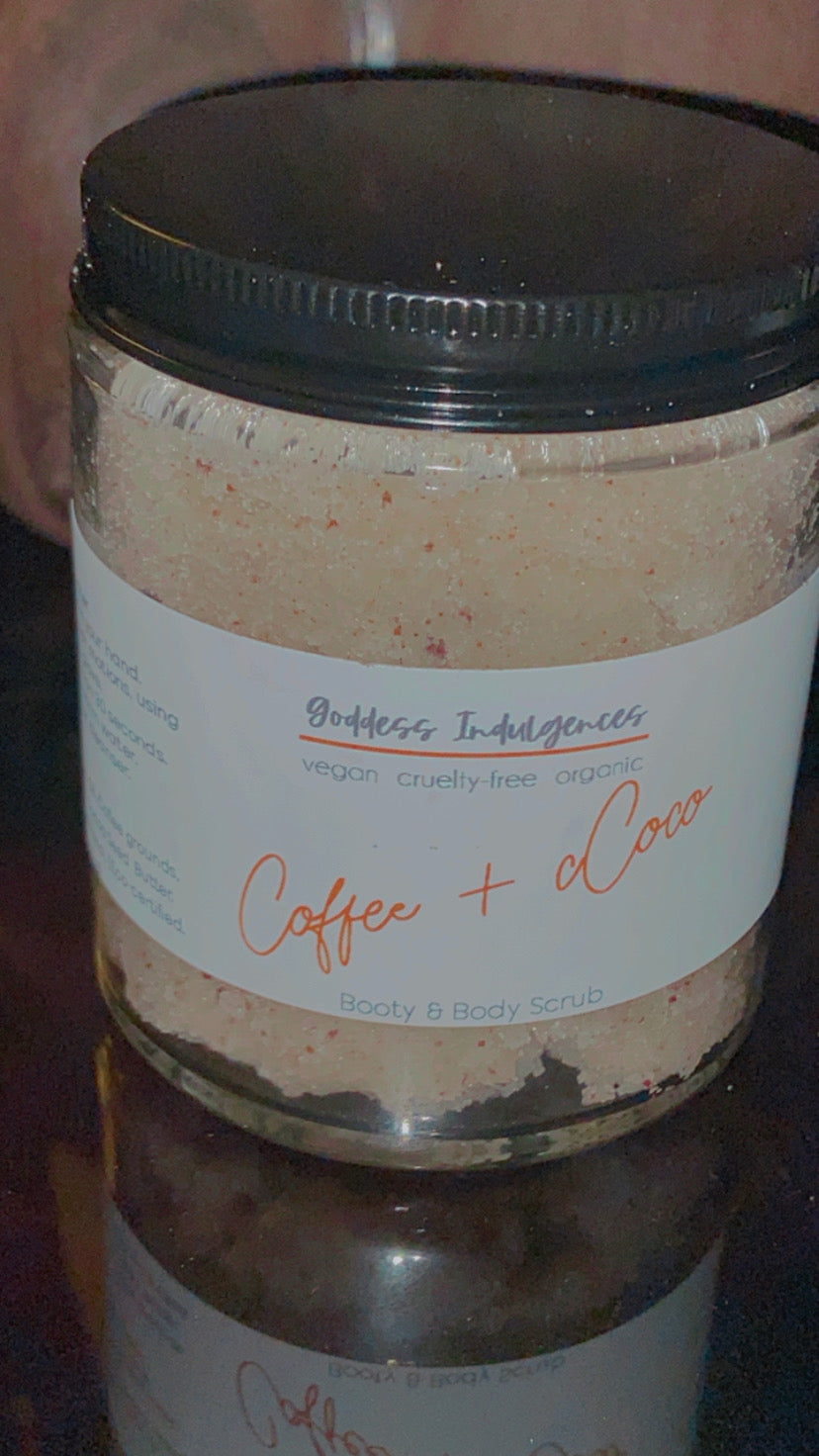 Coco + Coffee (Booty & Body) Shea butter Sugar Scrub